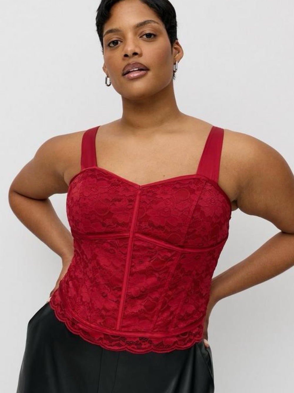 NWT Torrid Studio Lace Corset Top. Size 0 (12)